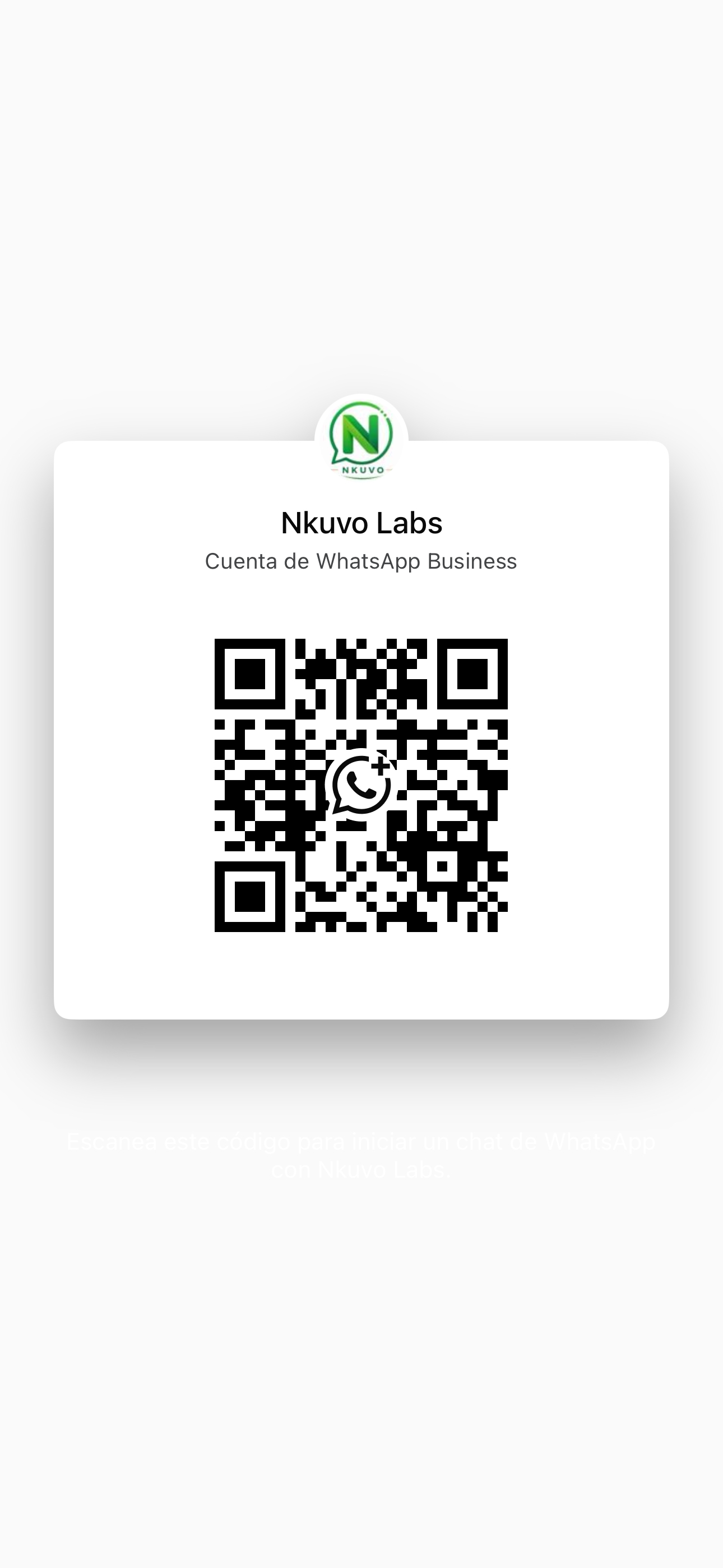 Nkuvo Labs WhatsApp